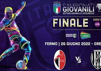 U 15 Serie C: Bari e Cesena, questa sera la finale allo Stadio di Fermo