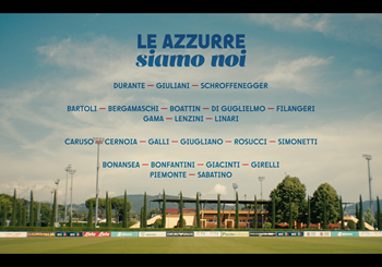 “We are the Azzurre”, FIGC’s online campaign for the Women’s Euros