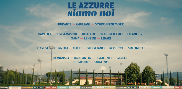 “We are the Azzurre”, FIGC’s online campaign for the Women’s Euros