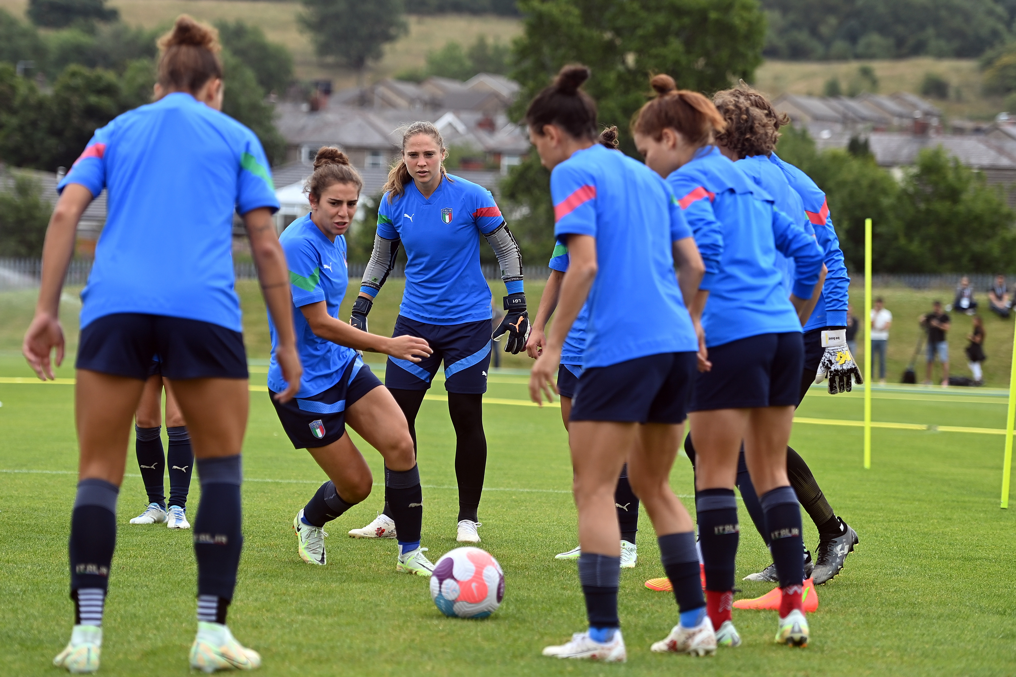 La rifinitura delle Azzurre in vista di Italia-Belgio
