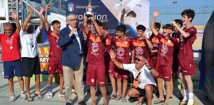 Beach Soccer: Polisportiva Cilento Academy prima classificata nelle finali U15