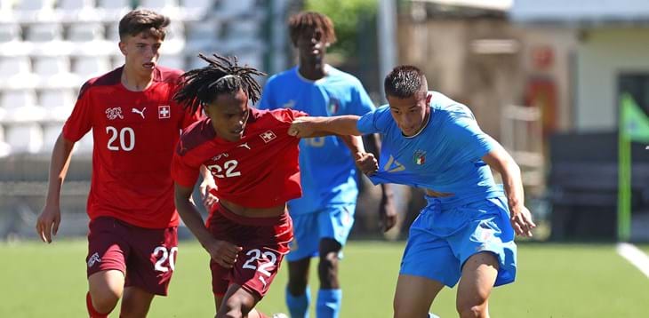 Azzurrini ripresi nel finale, finisce con un pirotecnico 4-4 la seconda amichevole con la Svizzera