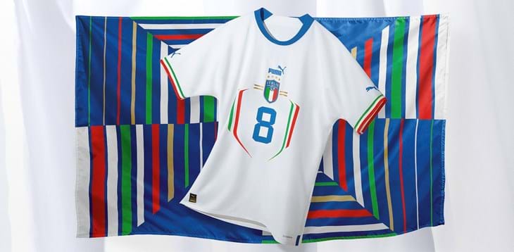 PUMA unveils bold new Italy Away kit, celebrating the culture of the National Team and graphic design.