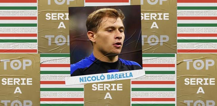 Italiani in Serie A: la statistica premia Nicolò Barella – 4^ giornata
