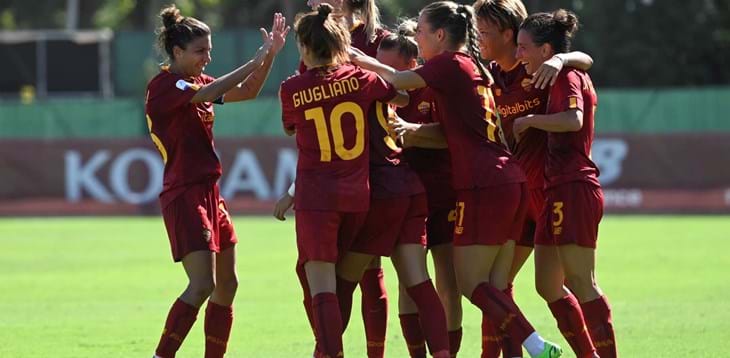 La Roma vince 2-0 il big match contro il Milan, in gol la giapponese Minami e l’ex Giacinti