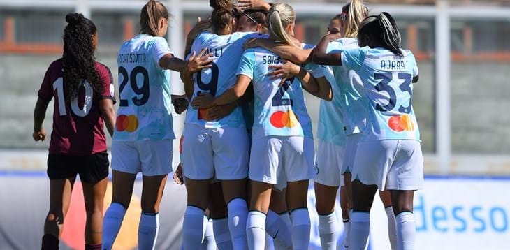 6-1 dell’Inter sul Pomigliano, nerazzurre prime con la Juventus nell’attesa di Sampdoria e Fiorentina