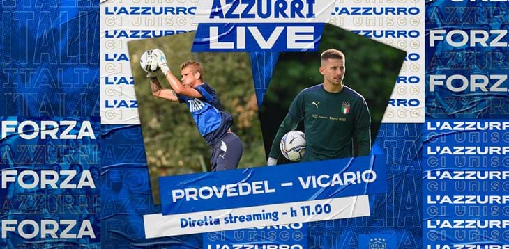 Nasce 'Azzurri Live', la diretta social da Coverciano con i calciatori della Nazionale