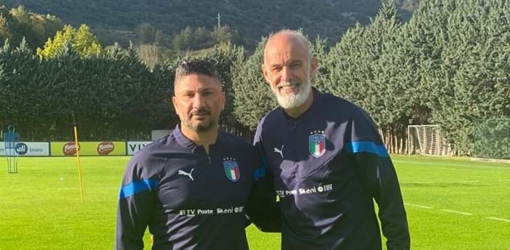 L'allenatore qatariota Wesam Rizik ospite della FIGC nel ritiro della Nazionale Under 21