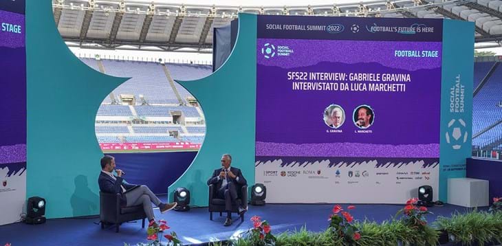 Social Football Summit, Gravina: