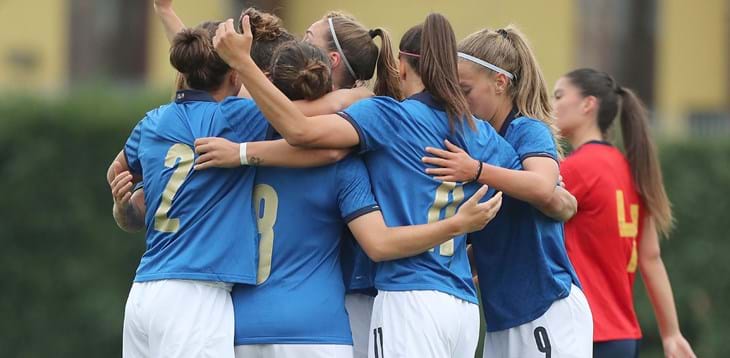 Doppia amichevole per le Azzurrine: prima la Spagna a Las Rozas, poi il Belgio a Noceto. Convocate 24 giocatrici