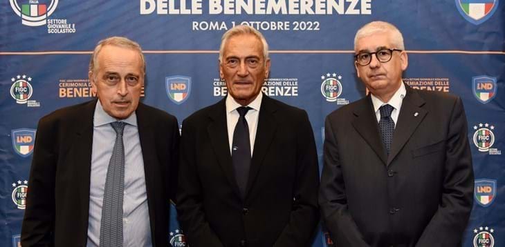 Le Benemerenze ai club e ai dirigenti impegnati nel calcio di base. Gravina: “La vostra passione è l’anima del calcio”