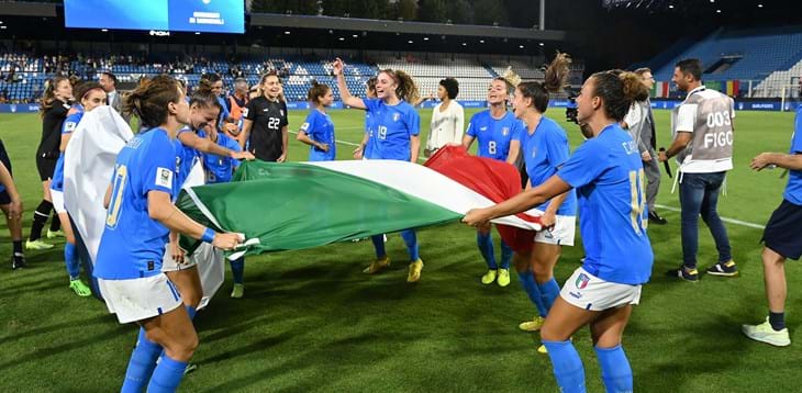 Ranking FIFA, l'Italia sale al 14° posto. Azzurre in seconda fascia nel sorteggio dei gironi del Mondiale