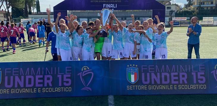 Under 15 Femminile: all’Inter la vittoria del torneo pre-season 2022