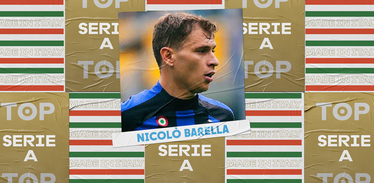 Italiani in Serie A: la statistica premia Nicolò Barella – 10^ giornata