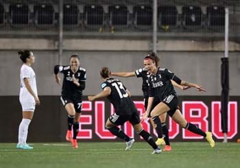 La Juventus parte bene: 2-0 allo Zurigo, decidono i gol di Cernoia e Bonansea. Stasera tocca alla Roma