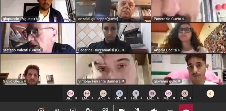 Attività scolastica: riunione in web conference con i collaboratori periferici