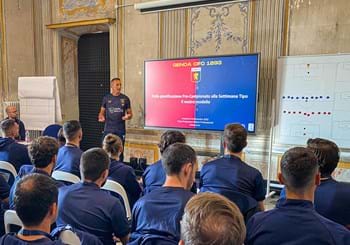 Corso per ‘Preparatore atletico’, gli allievi al CS Signorini per uno stage di due giorni con lo staff del Genoa