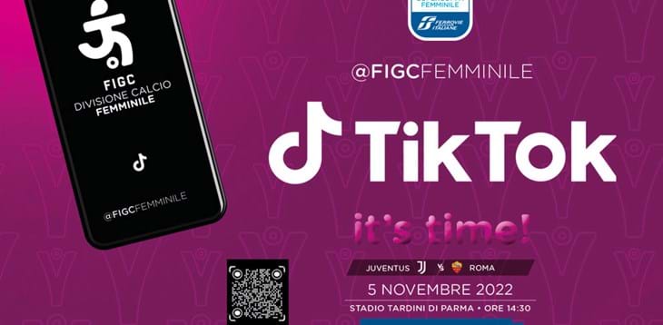 La Divisione Calcio Femminile sbarca su TikTok: il lancio in occasione della Supercoppa