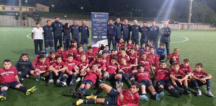 AST Cagliari, oggi l'allenamento con gli Esordienti del Cagliari