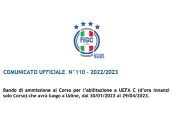 Corso UEFA C per Allenatori di Giovani Calciatori