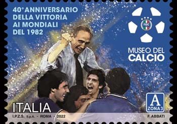 A 40 anni dal ‘Mundial’, emesso un francobollo sulla Nazionale azzurra che trionfò in Spagna