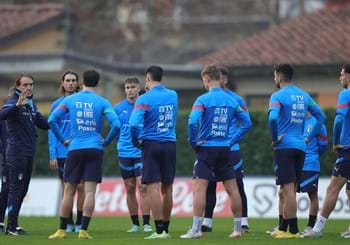 Training camp for players of Senior Team interest kicks off: first group at work in Coverciano