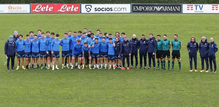 Players of Senior Team interest: the first part of training camp ends with an in-house friendly