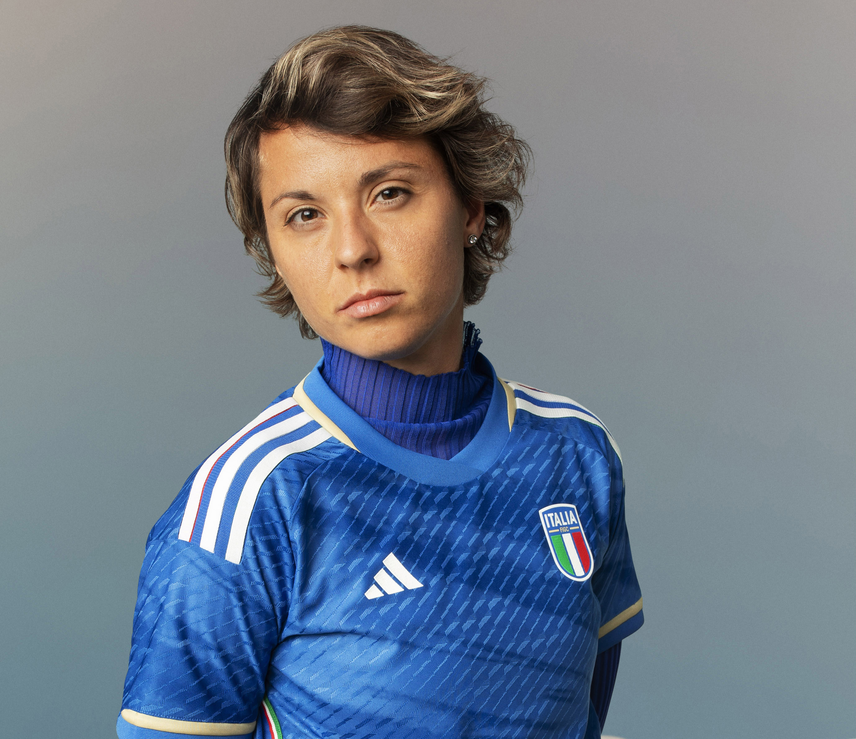 Adidas 2023 Italy Home Jersey - Blue, L