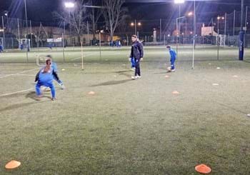 AST di La Spezia, allenamento con i Primi Calci della società  Follo FC