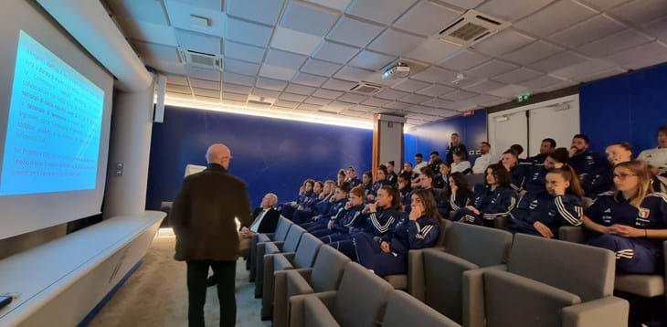 Progetto HatTrick V: incontro sul programma educativo antidoping con le ragazze della Nazionale Under 23 Femminile