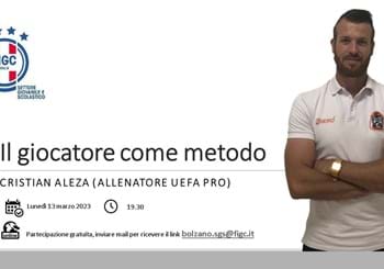 Lunedì 13 marzo: appuntamento con "Il calciatore come metodo" - La videoconferenza formativa con Cristian Aleza