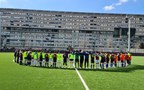 Il Progetto Tutela Minori al Campo dei Miracoli in occasione dell'incontro tra Miracoli football club e Academy Sports City