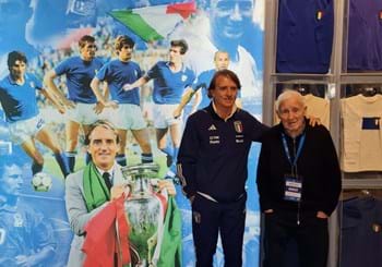 Memorabilia is a family affair: Mancini, father and son, visit the Football Museum