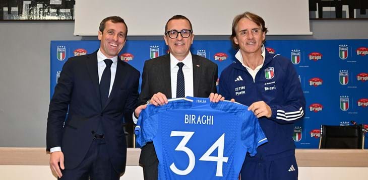 Biraghi becomes Official Partner of the Italian National Football Team