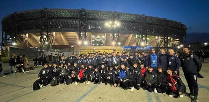 EMOZIONE AZZURRA PER I GIOVANI CALCIATORI MOLISANI