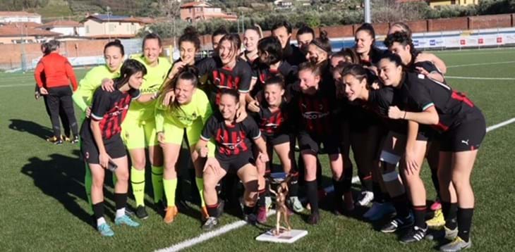 Il Milan supera ai rigori la Rappresentativa Nazionale LND e vince la 4ª edizione del Viareggio Women’s Cup