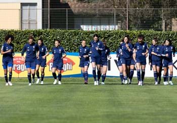 The Azzurre celebrate Easter on the pitch: training continues ahead of the Colombia match