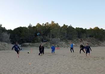 Corso Grassroots Level E per Istruttori di Beach Soccer: prima lezione pratica