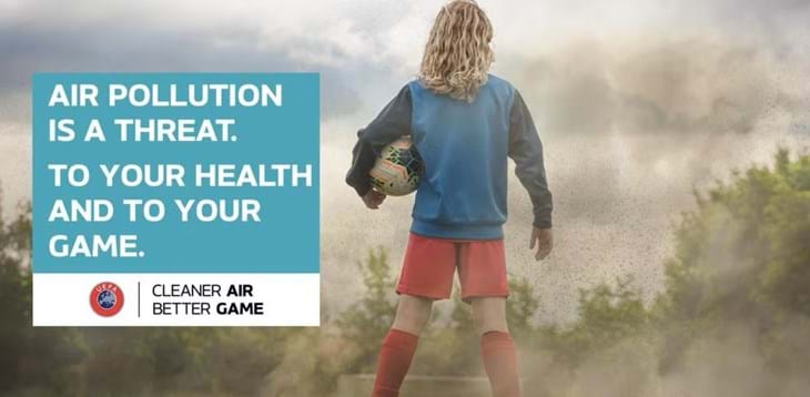 UEFA 'Cleaner Air, Better Game' campaign on pollution relaunched at U21 Euros in Romania and Georgia