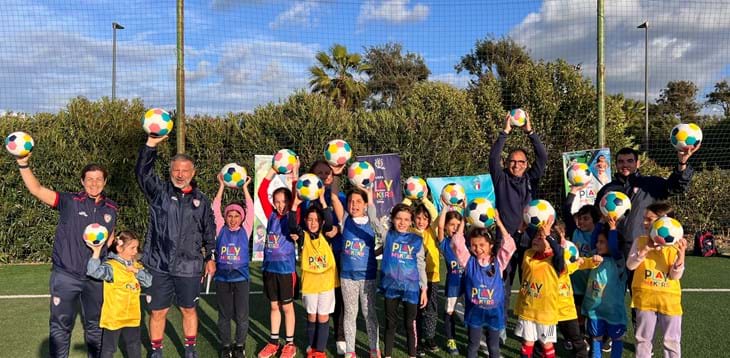 Playmakers ad Asseminello con il Cagliari Calcio