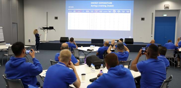 Aspire Academy ha ospitato l'ultima fase del programma UEFA Assist in collaborazione con la FIGC: Montini e Cravana in Qatar