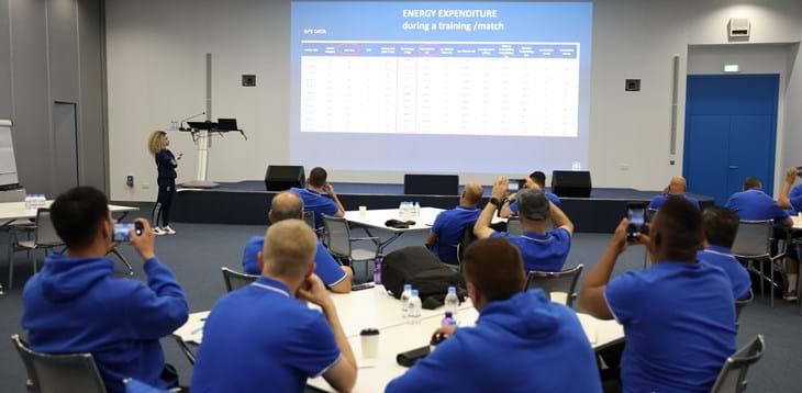Aspire Academy hosted the last phase of the UEFA Assist programme in collaboration with the FIGC: Montini and Cravana in Qatar