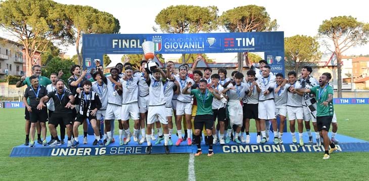Under 16 Serie C, il Cesena batte 1-0 il Vicenza e vince lo scudetto. Bertaccini, un gol da...Campioni