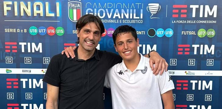 Da Campioni a...campione d'Italia. Filippo Bertaccini, un gol da scudetto, papà Davide: 