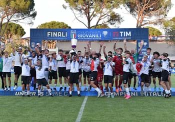 Cesena, la doppietta è servita: romagnoli ancora campioni d'Italia Under 15