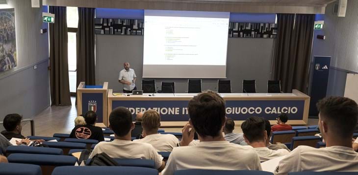 Al via nell’aula magna di Coverciano il nuovo corso per Match analyst, il terzo di questo 2023