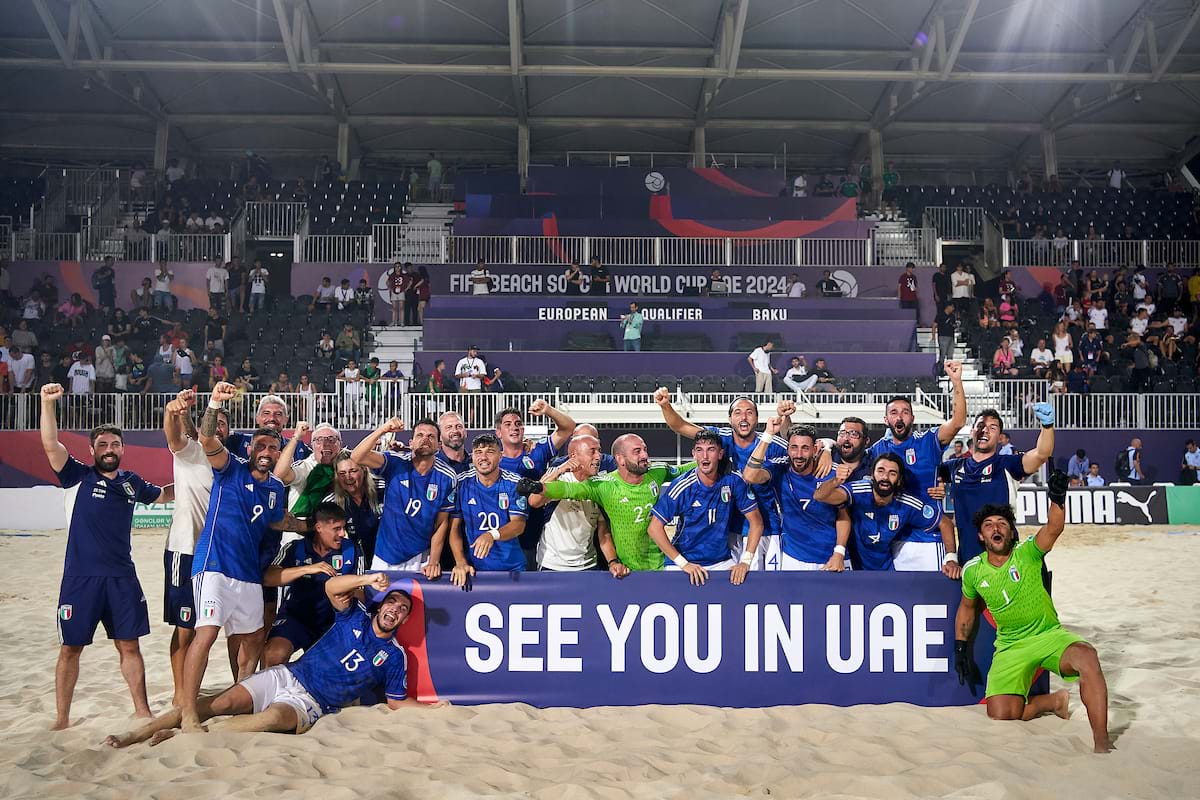 Italia despega rumbo al Mundial de Beach Soccer: 4-3 ante España es suficiente para clasificar a Dubái 2024