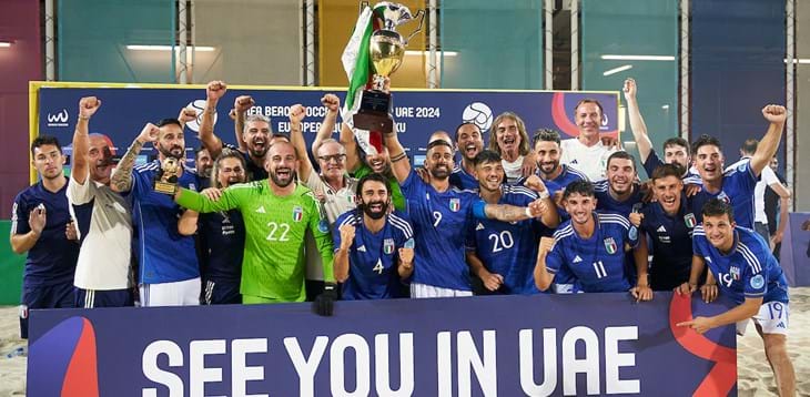 Mondiale beach soccer, l’Italia scopre le sue rivali: il 6 ottobre il sorteggio a Dubai