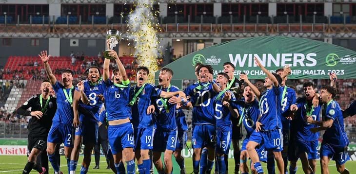 Italia Campione d'Europa Under 19: dopo 20 anni il bis degli Azzurrini con il Portogallo
