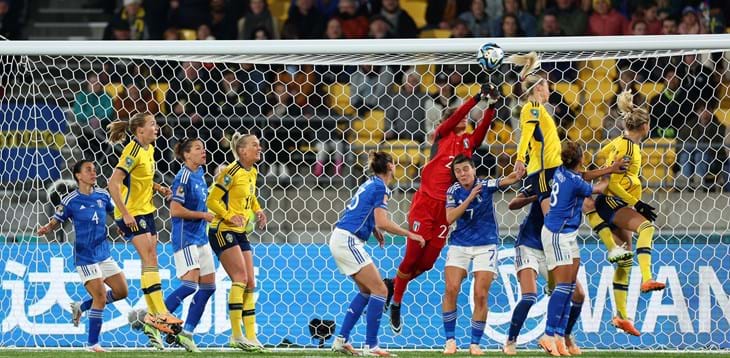 Heavy defeat to Sweden in second World Cup game